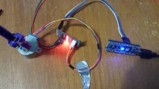 Stepper motor, controller, and maple